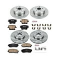 thumbnail image 3 of Power Stop Front and Rear Stock Replacement Brake Pad and Rotor Kit KOE1715, 3 of 8