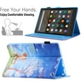 thumbnail image 4 of Dteck Case for Kindle Fire 7 12th Generation 2022 Auto Wake Sleep Stylish Pattern Folio Flip Stand Case with Card Slots,Elephant Rabbit, 4 of 5