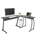thumbnail image 5 of XPOPR Gaming Desk, Corner Computer Desk, Sturdy Home Office Computer Table, Writing Desk, Larger Gaming Desk Workstation, Black Curved, 5 of 7