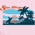 thumbnail image 2 of CafePress - Retro San Diego Surf Body Suit - Baby Light Bodysuit, Size Newborn - 24 Months, 2 of 4