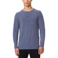 thumbnail image 1 of Weatherproof Mens Knit Space Dye Henley Shirt, 1 of 1
