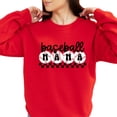 thumbnail image 2 of Baseball Sweatshirt for Mom's Checkered Baseball Mom Sweatshirt Women Gift for Softball Mom, 2 of 6