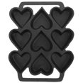 thumbnail image 1 of FELTECHELECTR Molde para tartas con forma de corazón de 9 agujeros, para repostería doméstica, para cocina, 1 of 6