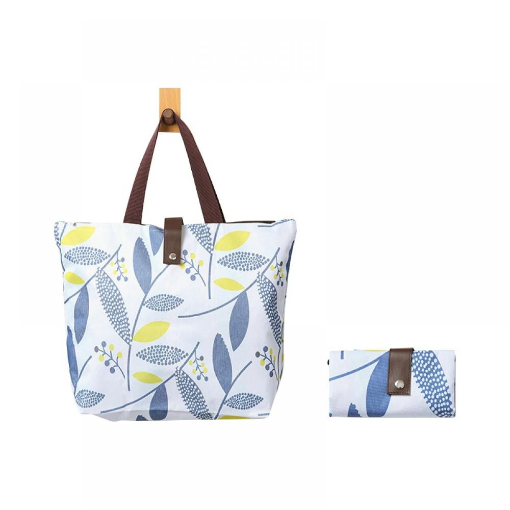 Jlong Reusable Grocery Bags with Handles Foldable Washable Shopping