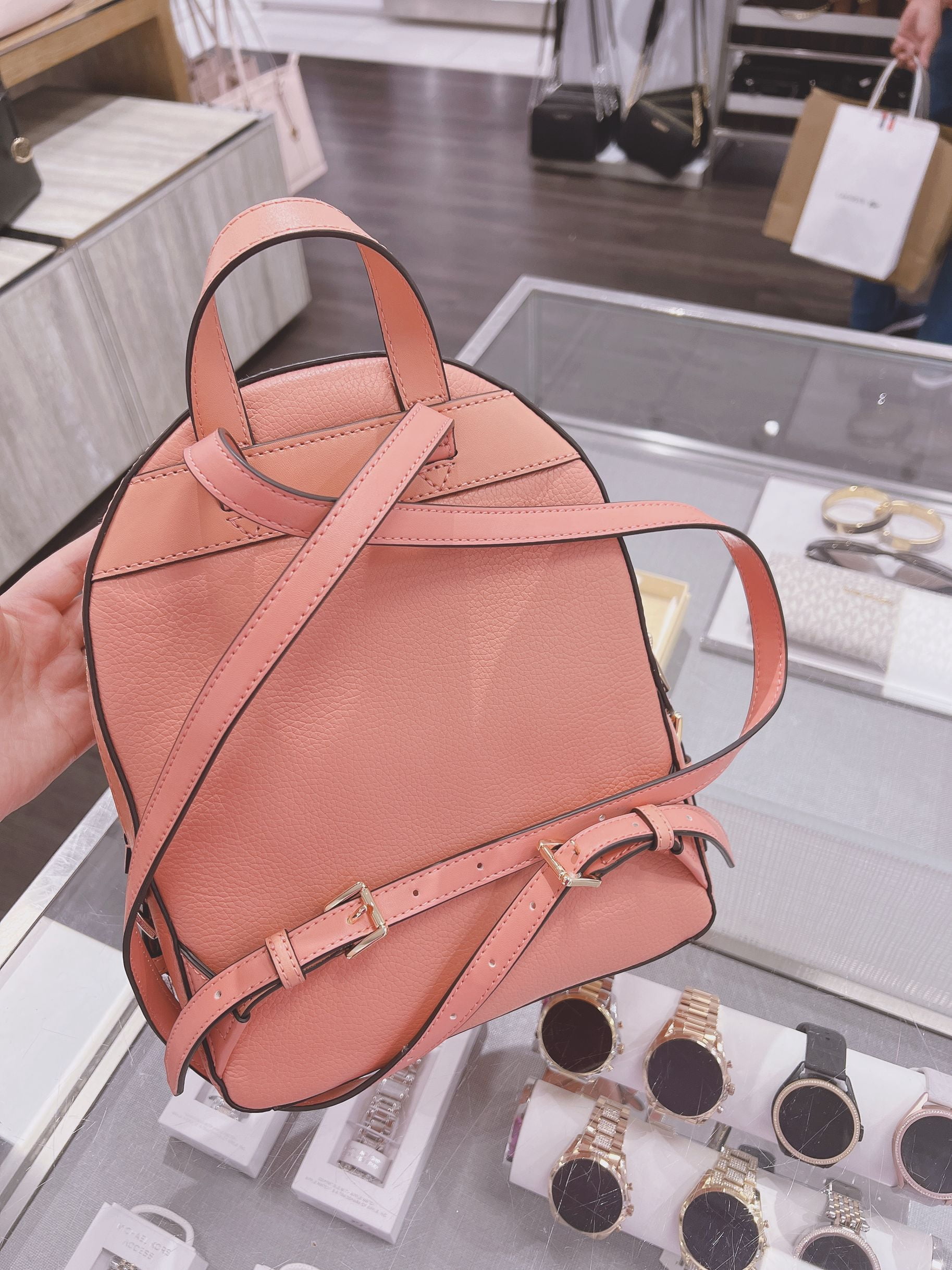 Michael Kors Jaycee Medium Zip Pocket Backpack Bag in 