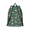 thumbnail image 2 of Yiaed Santa Hat Joy Green Festive Print Backpack, Premium Laptop Backpack, Travel Backpack for Women, Lightweight Backpacks, Comfortable Back Pack-Medium, 2 of 7