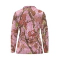 thumbnail image 3 of Uorisanigo Pink Camo Forest Athletic Polo Workout Tops for Women Stylish Versatile Women's Dry-Fit Golf Polo Shirts with Zipper for Tennis Hiking & Outdoor Sports, 3 of 7