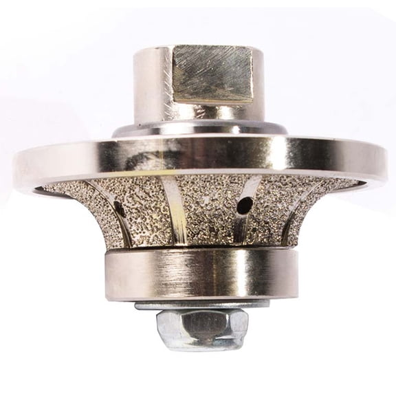 Specialty Diamond 34RPW 3/4 Inch Radius Vacuum Brazed 75mm Premium Diamond Profile Wheel with 5/8 Inch x 11 Female Threads