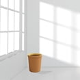 thumbnail image 2 of Leather Pattern Garbage Can Large Capacity Waste For Home Office Kitchen And Bathroom, 2 of 5