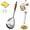 (1PCS), variant on Wooden Handle Stainless Steel Skimmer, 17.7 Inch Long Handle Stainless Steel Slotted Spoon, Deep Fryer Scoop for Kitchen Pasta Noodles Dumplings Wonton Hot Camping Pot(1PC)