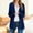 Blue, variant on Women's Open Front Long Sleeve Cardigan Sweaters Business Casual Lightweight Outerwear Coats Spring Fashion Clothes