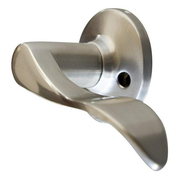 Design House Stratford Interior Right-Handed Non-Turning One-Sided Dummy Door Lever, Satin Nickel