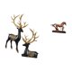 thumbnail image 5 of Colección de estatuas de resina de alce y reno, figura de ciervo, figura de animal, gabinete, mesa, boda, inauguración de la casa, escultura, obra de, 5 of 8