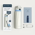 thumbnail image 5 of WaterH BOOST Smart Water Bottle Reminder to Drink Water Tracker-Double Wall Vacuum Insulated Stainless Steel, Wide Mouth 32 oz, for Gift-White, 5 of 8