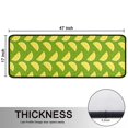 thumbnail image 5 of Kitchen Rugs Sets Of 2,Yellow Lemon Fruit Slices Green Pattern Anti Fatigue Kitchen Mat Rugs Non Slip Washable,Decorative Kitchen Floor Mats for Kitchen,Sink,Laundry,17"x47"+17"x47", 5 of 5