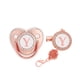 thumbnail image 1 of Xihbxyly Chupete con Brillo, Clip Personalizable con Inicial de Letra, Tetina con Brillantes Diamantes de Imitación, Ideal para Bautizos, Bodas y Fiestas, Regalo Único para Bebés Especiales. Requiere, 1 of 5