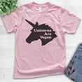 thumbnail image 2 of Kids Unicorns Are Vegan Shirt, Youth Kids Girl T-Shirt, Vegan Shirt, Veganism Shirt, Vegan Unicorn Shirt, Light Pink, Large, 2 of 4