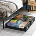 thumbnail image 2 of PayLessHere Under Bed Storage Containers 2-Pack Closet Organizers Foldable Storage Bins,Black, 2 of 8