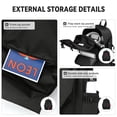 thumbnail image 5 of Mochila Coowoz Casual Daypack para portátil universitario grande, negra, 5 of 5