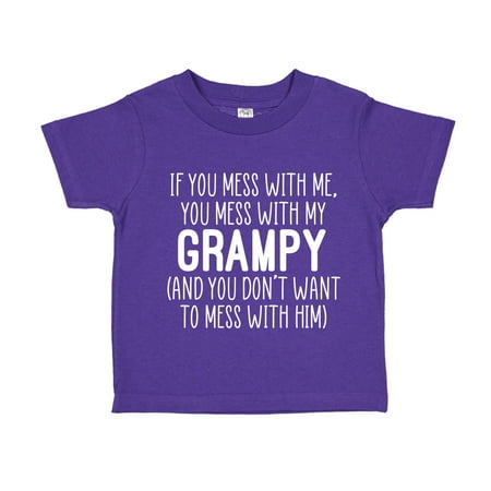 

Don t Mess With My Grampy Toddler T-Shirt 3T Purple