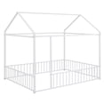 thumbnail image 5 of Metal Folding Bed Frame with Pocket Foam Mattress, Easy Storage and Movable with 4 Castors​, 5 of 9