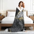 thumbnail image 7 of Yibo Mardi Gras Blanket Flannel Soft and Comfortable Anti-static Bed Sofa Blanket, 7 of 7