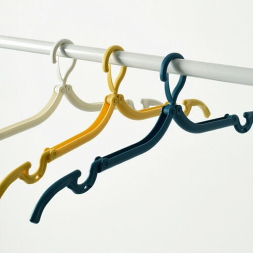 3pcs Retractable Portable Clothing Travel Hanger Multifunctional