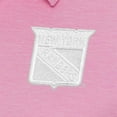 thumbnail image 2 of Women's Antigua Pink New York Rangers White Logo Matter Polo, 2 of 2