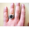 thumbnail image 5 of Black Onyx Mans Ring, Natural Black Onyx, December Birthstone, Silver Jewelry, 925 Silver Ring, Birthday Gift, Heavy Mens Ring, Arabic Design, Ottoman Style Ring, Christmas, Turkey Mens Signet Ring, 5 of 5