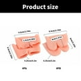 thumbnail image 3 of Ballet Pointe Pads Toe Pads Protector Ouches Pouches Toe Pad,Casual Use,Soft Ballet Silicone Gel Toe Caps for Women, 3 of 9