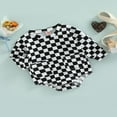 thumbnail image 3 of PENGXIANG Babys Casual Manches Longues Col Rond Mode Imprimé Triangle Combinaisons avec Poches, 3 of 7