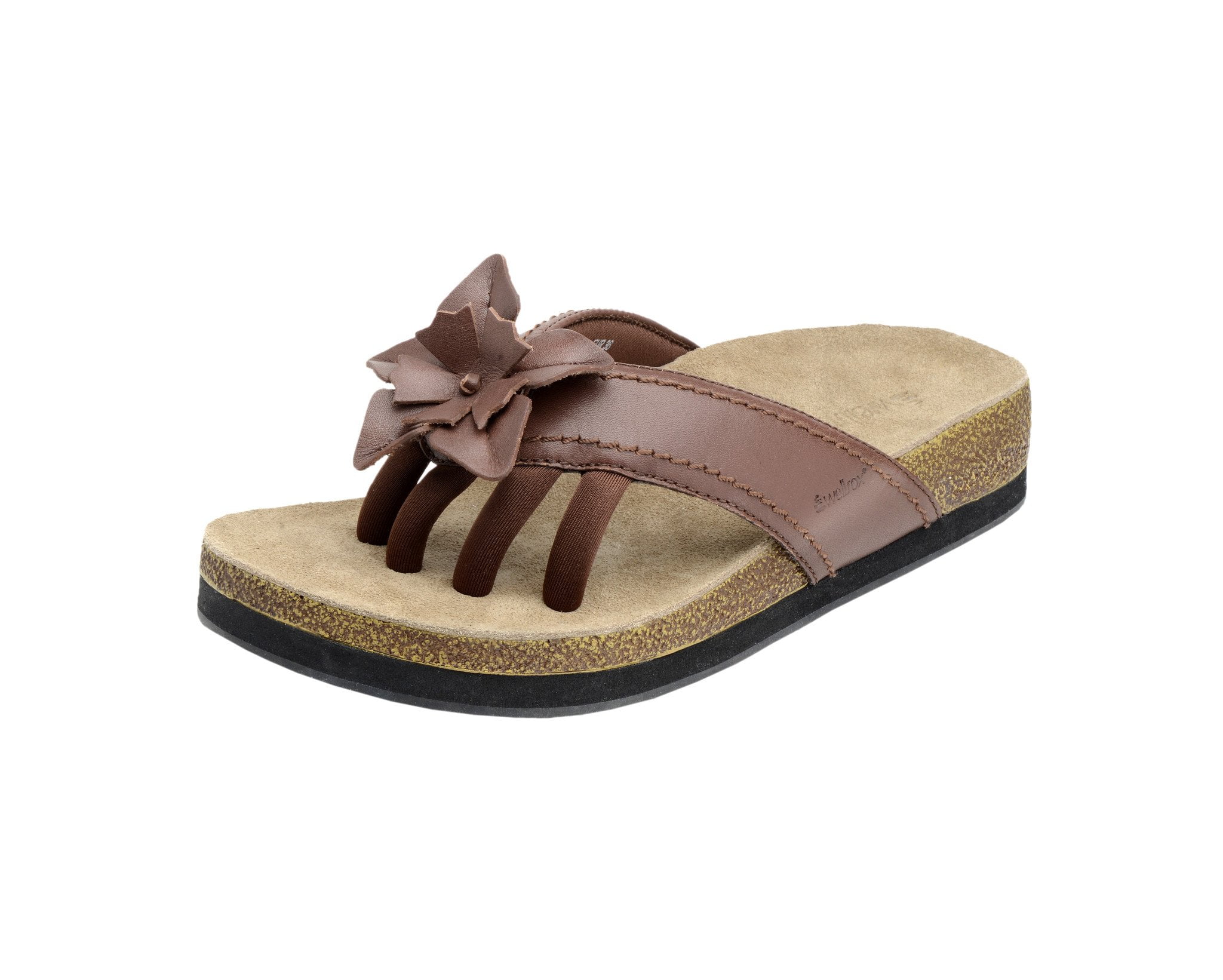 Wellrox Women's Terra Chloe Wellness Casual Sandals 6 Chocolate Wellrox Women's Terra Chloe Wellness Casual Sandals 6 Chocolate
