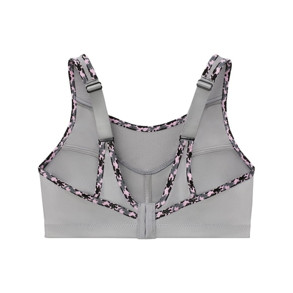 Women's Glamorise 1066 No Bounce Cami Sports Bra (Soft Gray 42DD)