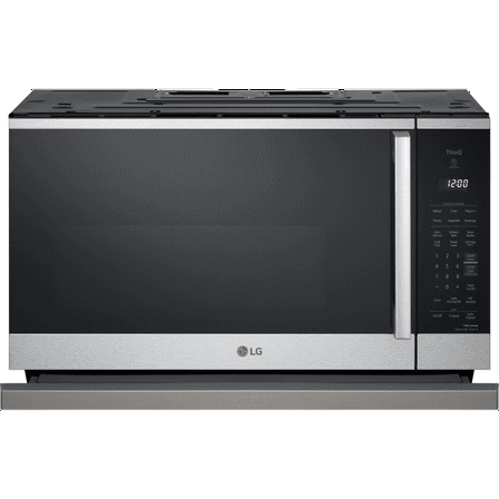 LG 2.1 Cu. Ft. Over-the-Range Smart Microwave Oven with 1,050 Watts in Stainless Steel MVEL2125X