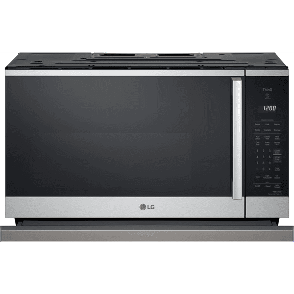 LG 2.1 Cu. Ft. Over-the-Range Smart Microwave Oven with 1,050 Watts in Stainless Steel MVEL2125X
