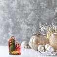 thumbnail image 3 of Adorno navideño de resina para el Nacimiento - Figura de la Sagrada Familia, escena del nacimiento de Jesús, artesanía | Decoración cristiana de mesa, pequeña estatua del Nacimiento, 3 of 7