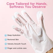 Mooyam Moisturizing Hand Mask with Avocado, Hydrating Hand Masks for Dry Cracked Hands, Dry Skin Moisturizer for Soft and Smooth Touch Hands - Men Women - 5 Pairs