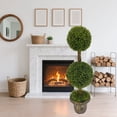 thumbnail image 6 of FYHALE 2026 New 3FT Artificial Ball Boxwood Trees, UV Resistant & Weatherproof Outdoor Fake Plants for Low Maintenance Indoor, Garden & Patio, 6 of 6