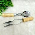thumbnail image 1 of Metal Musical Spoon With Wooden Handle Irish Folk Percussion Spoons Portable Music Spoon For Adults And Children Easy To Use, 1 of 9