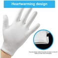 5Pairs Soft Touch Moisturizing Gloves, Overnight Cotton Gloves for Dry