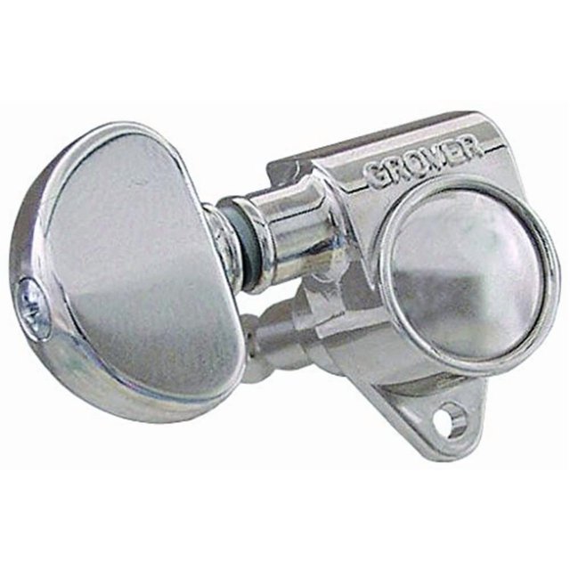 Equipo de afinación Grover Nickel (102N) para guitarra