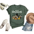 thumbnail image 3 of Happy Halloween Disney Shirts for Women & Men, Mickey Mouse and Friends Horror Graphic Tee - Heather Forest, 3 of 4