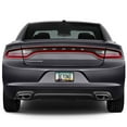 thumbnail image 4 of iPick Image for Dodge Charger R/T Classic Black Carbon Fiber Texture ABS Plastic 50 States License Plate Frame, Official Licensed, 4 of 6