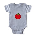 thumbnail image 1 of CafePress - Happy Tomato - Cute Infant Baby Football Bodysuit, 1 of 1