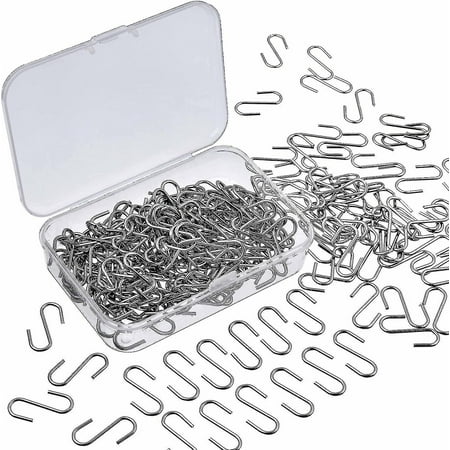 

150 Pieces Mini S Hooks Connectors - Metal S Shape Hook Hangers