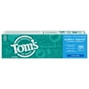 Tom's of Maine Natural Simply White Fluoride Toothpaste, Clean Mint, 4.7 oz.