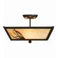 thumbnail image 7 of Meyda Tiffany 151038 Mountain Pine 3 Light 22" Wide Semi-Flush Ceiling Fixture - Bronze, 7 of 7