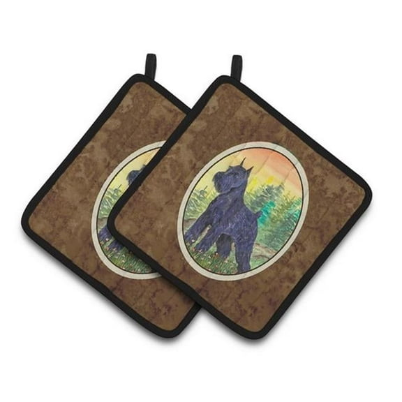 Schnauzer Pair of Pot Holders