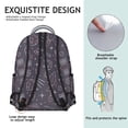 thumbnail image 3 of Sac à Dos Étudiants Nuit Étoilée Galaxie Design Espace, Sac d'École Confortable et Durable avec Bretelles Réglables, 3 of 6