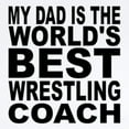 thumbnail image 2 of CafePress - My Dad Is The Worlds Best Wrestling Coach Body Sui - Baby Light Bodysuit, Size Newborn - 24 Months, 2 of 4